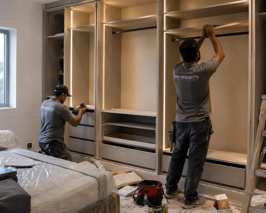 Delivered commercial interior